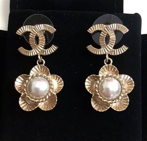 vintage earrings chanel|vintage chanel earrings collection.